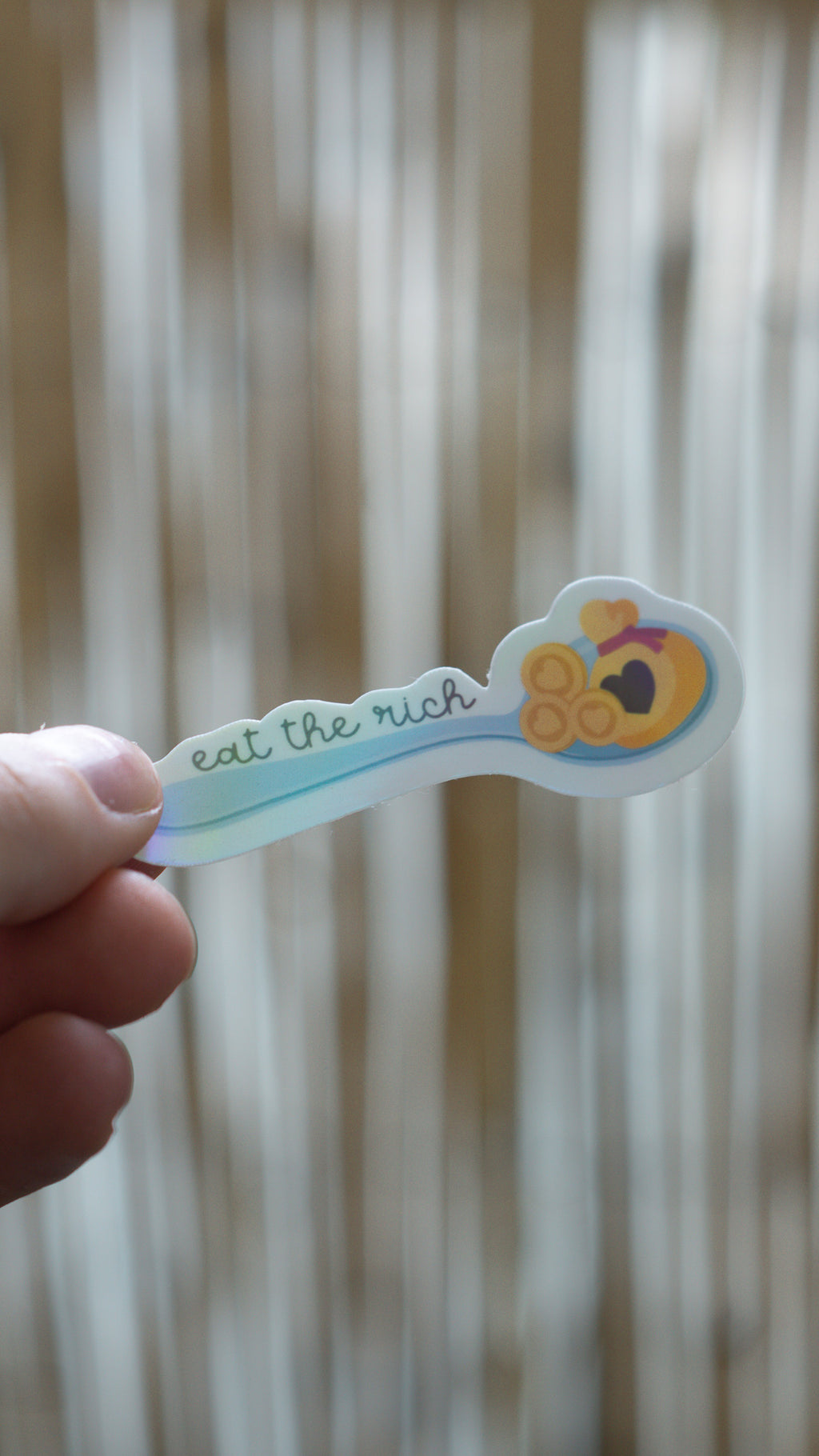 Sticker "Eat the rich"