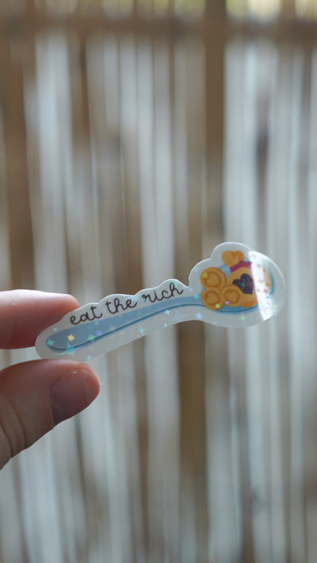 Sticker "Eat the rich"