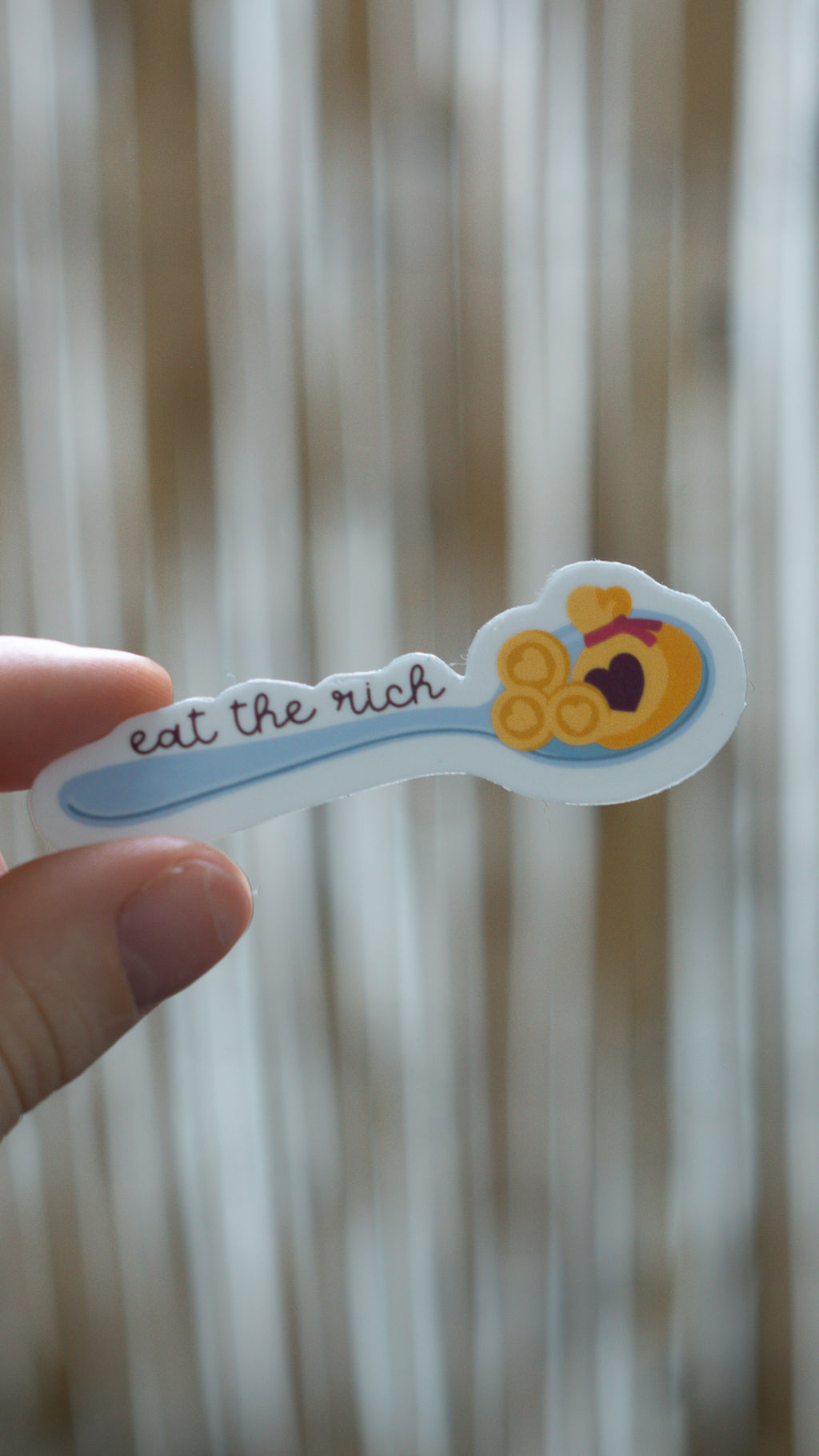 Sticker "Eat the rich"